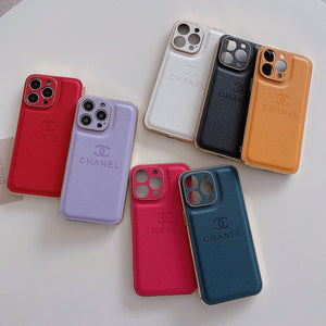 CC Leather Color iPhone Case - Bestocase