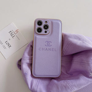 CC Leather Color iPhone Case - Bestocase