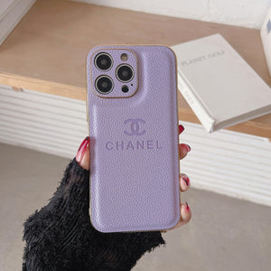CC Leather Color iPhone Case - Bestocase