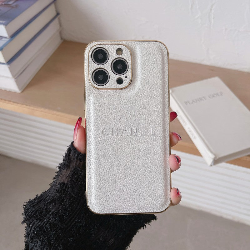 CC Leather Color iPhone Case - Bestocase