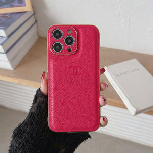 CC Leather Color iPhone Case - Bestocase