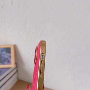 CC Leather Color iPhone Case - Bestocase