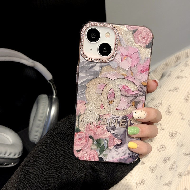 CC Crystal Pink Flower iPhone Case - Bestocase