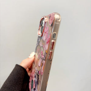 CC Crystal Pink Flower iPhone Case - Bestocase