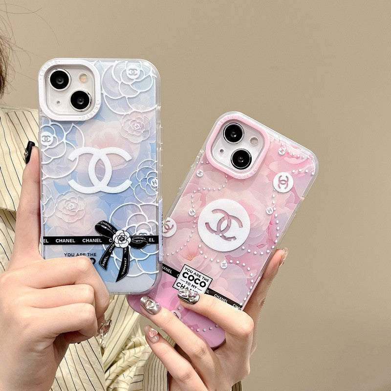 CC Pink & Blue iPhone Case - Bestocase