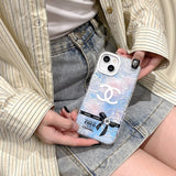 CC Pink & Blue iPhone Case - Bestocase
