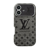 Lou Brown & Black Color Leather iPhone Case - Bestocase
