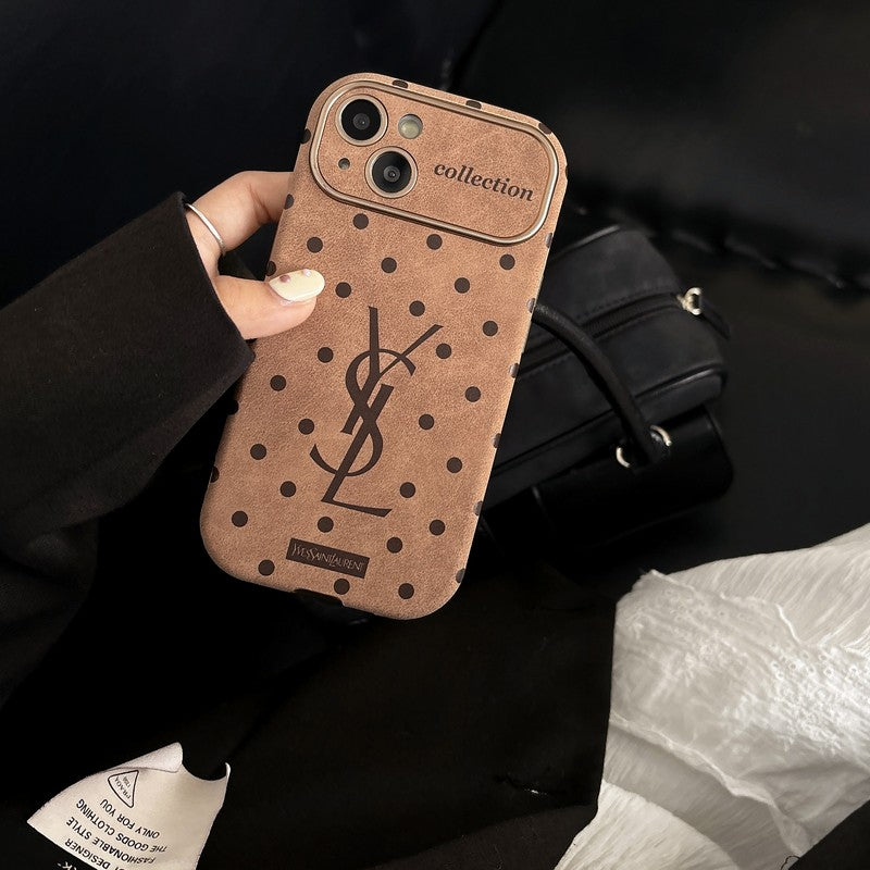 Saint Brown Leather iPhone Case - Bestocase