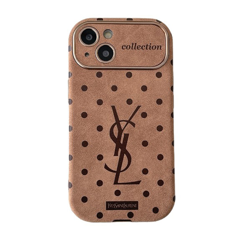 Saint Brown Leather iPhone Case - Bestocase