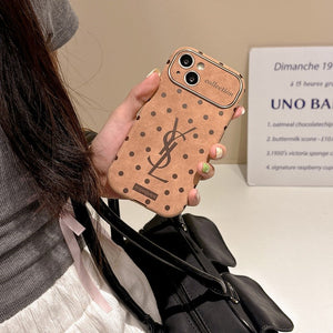 Saint Brown Leather iPhone Case - Bestocase