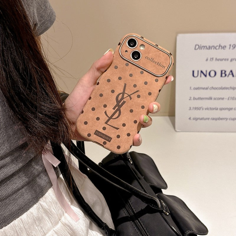 Saint Brown Leather iPhone Case - Bestocase