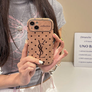 Saint Brown Leather iPhone Case - Bestocase