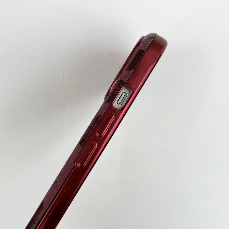 CC Purple Color Leather iPhone Case - Bestocase