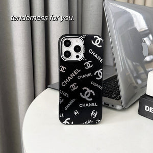 CC Pink & Black iPhone Case - Bestocase