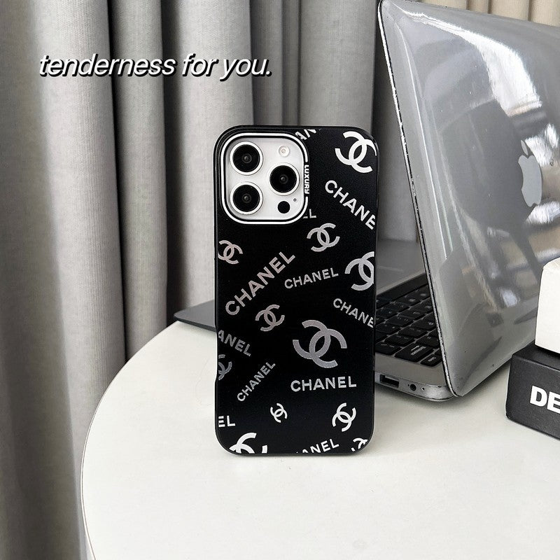 CC Pink & Black iPhone Case - Bestocase
