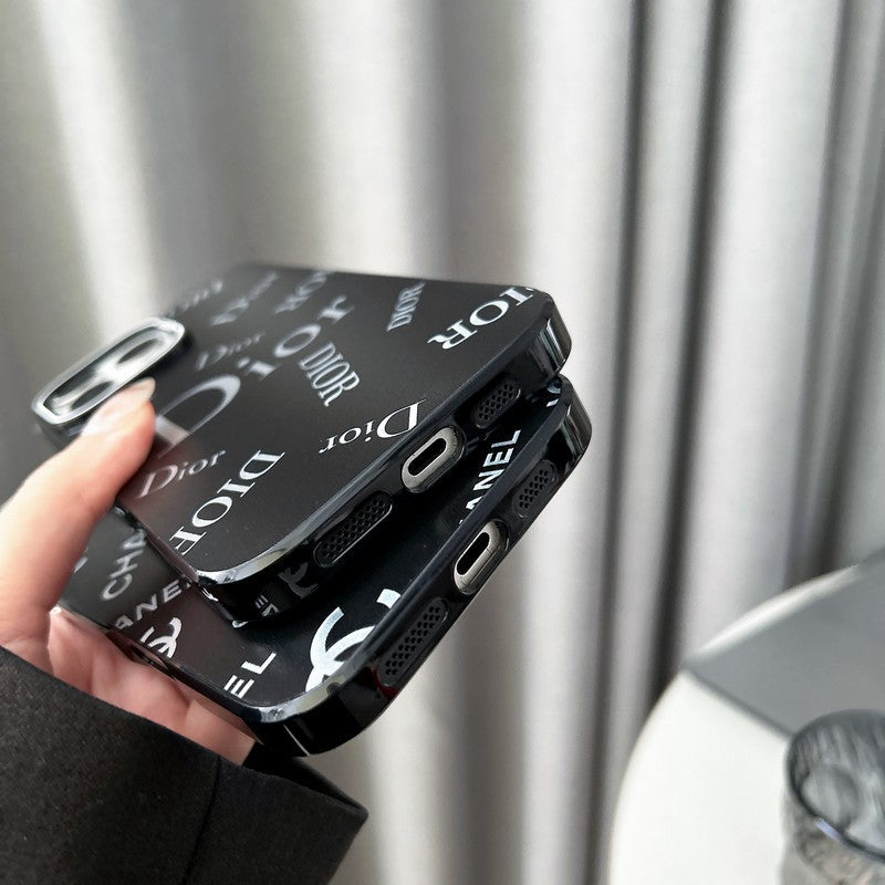 CC Pink & Black iPhone Case - Bestocase