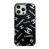 CC Pink & Black iPhone Case - Bestocase