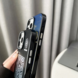 Stone Black & Blue iPhone Case - Bestocase