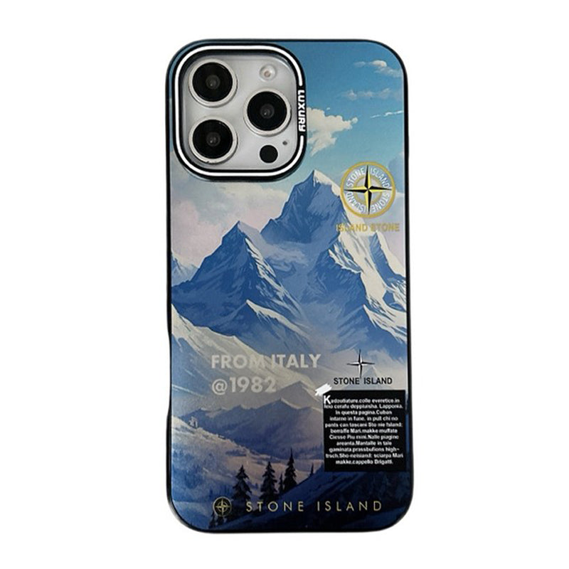 Stone Black & Blue iPhone Case - Bestocase