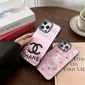CC Pink & Black iPhone Case - Bestocase