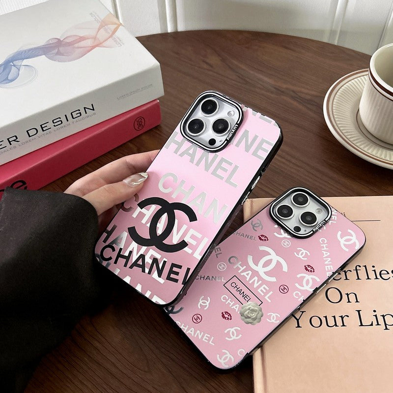 CC Pink & Black iPhone Case - Bestocase