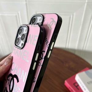 CC Pink & Black iPhone Case - Bestocase