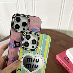 Miu Pink & Green iPhone Case - Bestocase