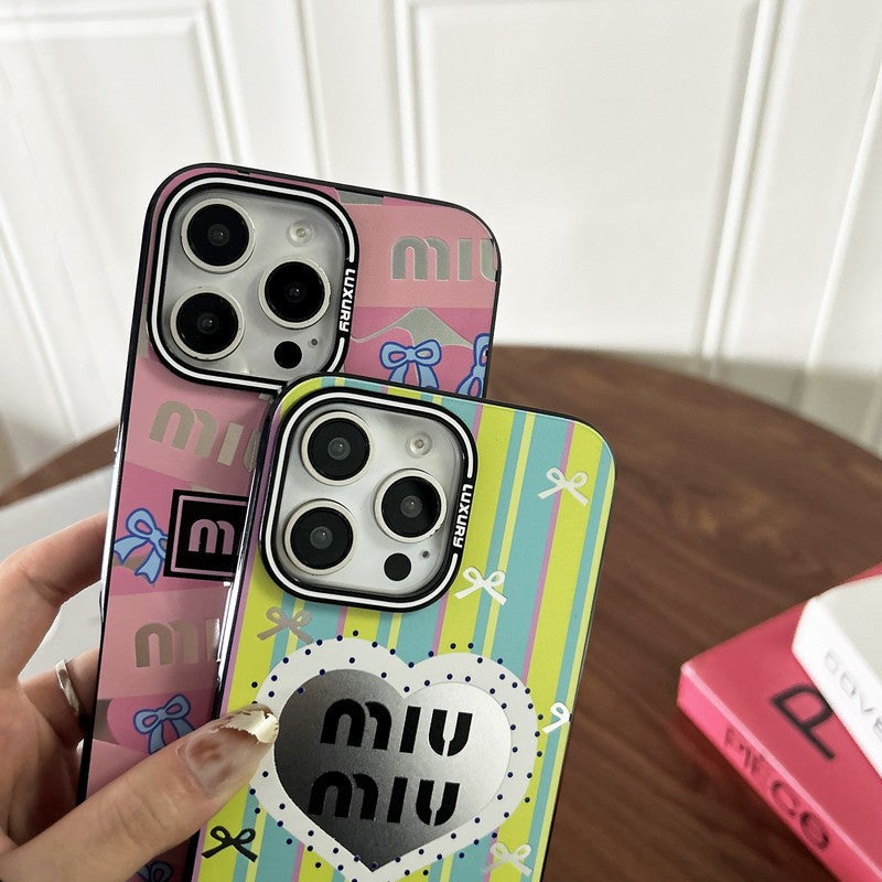 Miu Pink & Green iPhone Case - Bestocase