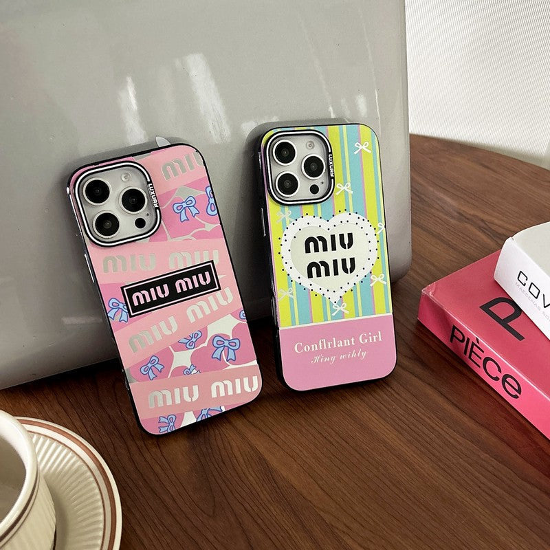 Miu Pink & Green iPhone Case - Bestocase