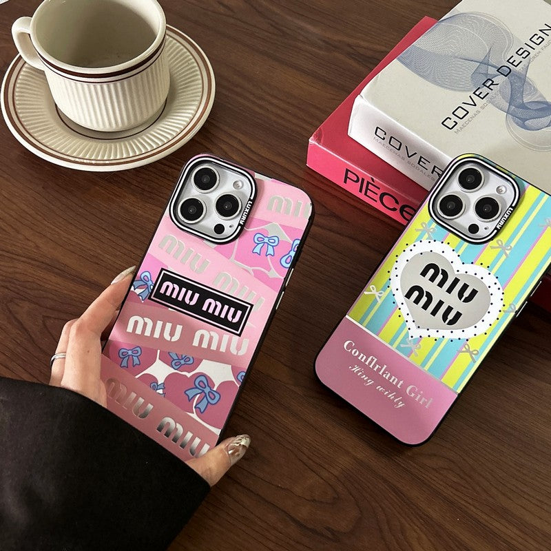 Miu Pink & Green iPhone Case - Bestocase