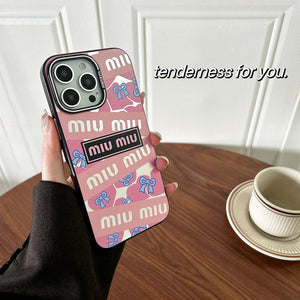 Miu Pink & Green iPhone Case - Bestocase