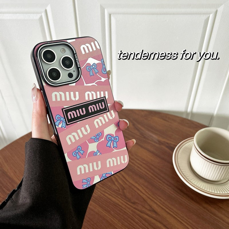 Miu Pink & Green iPhone Case - Bestocase