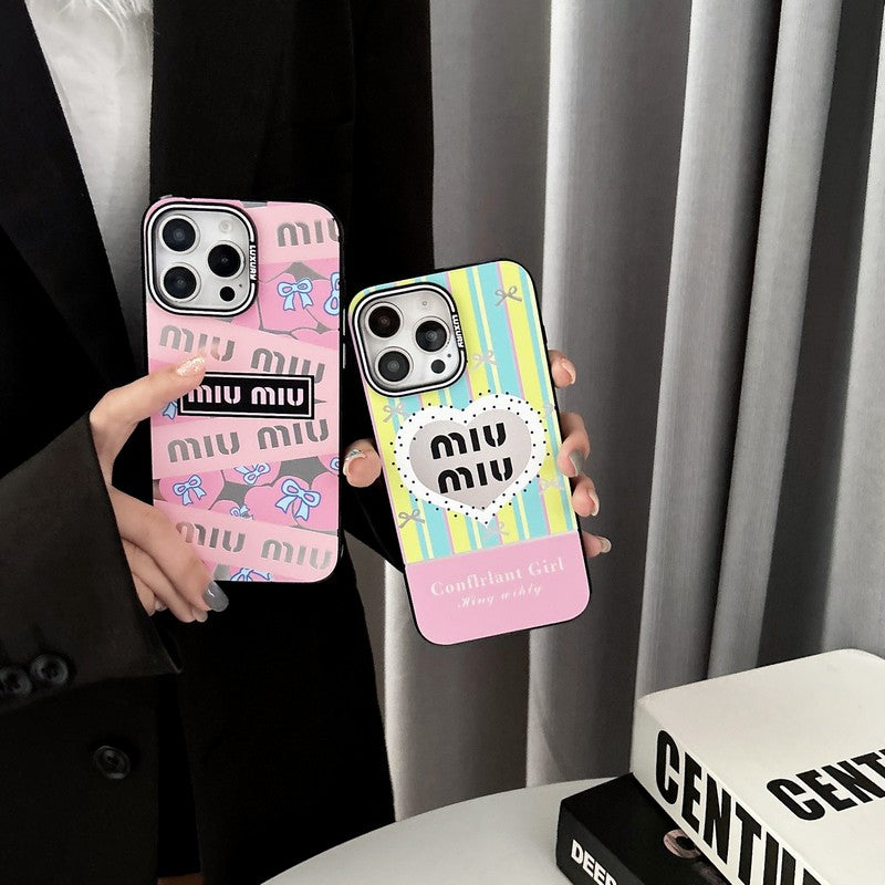 Miu Pink & Green iPhone Case - Bestocase