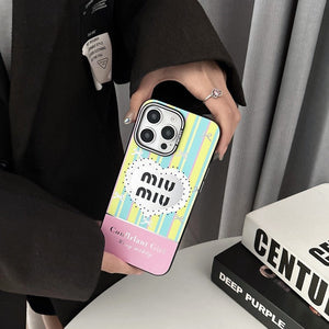 Miu Pink & Green iPhone Case - Bestocase