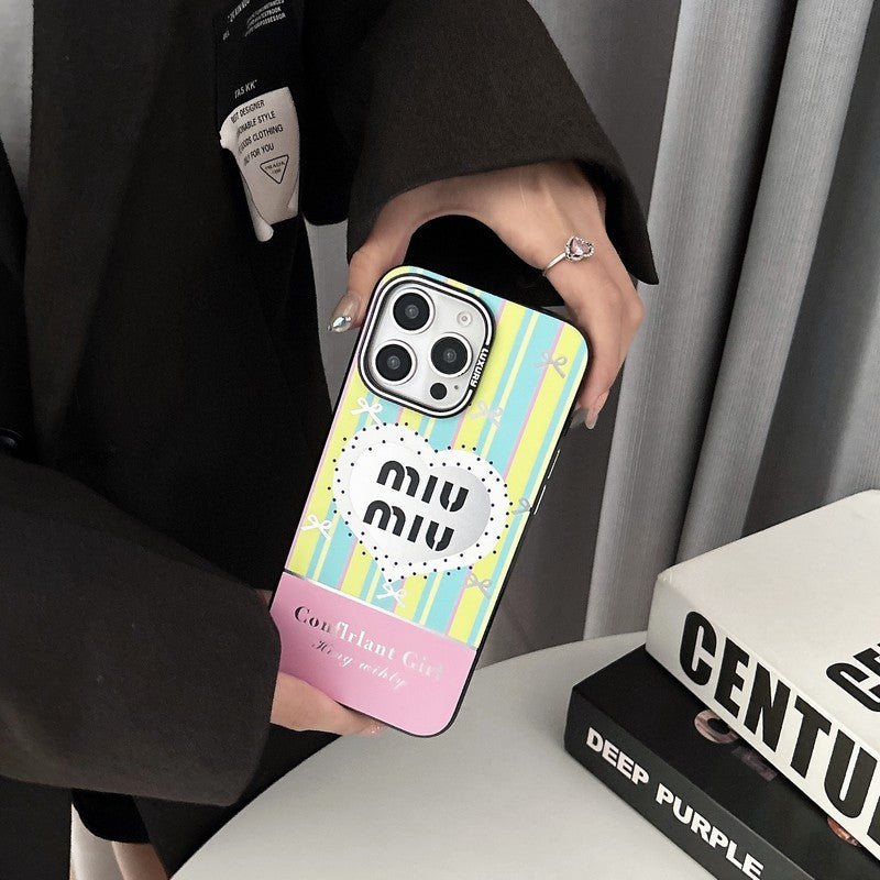 Miu Pink & Green iPhone Case - Bestocase