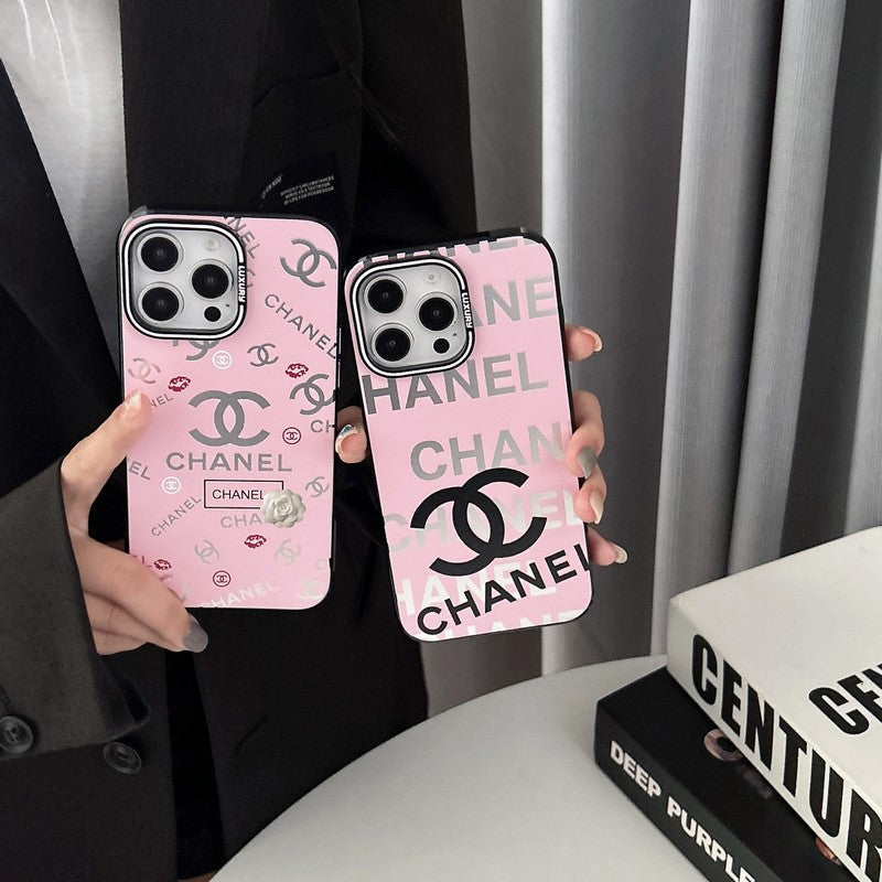CC Pink & Black iPhone Case - Bestocase