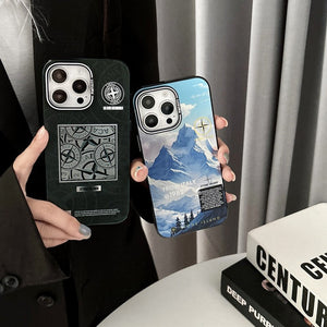 Stone Black & Blue iPhone Case - Bestocase
