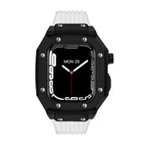 Luxury Rubber Stainless Steel Cover for Apple iWatch Series - Bestocase
