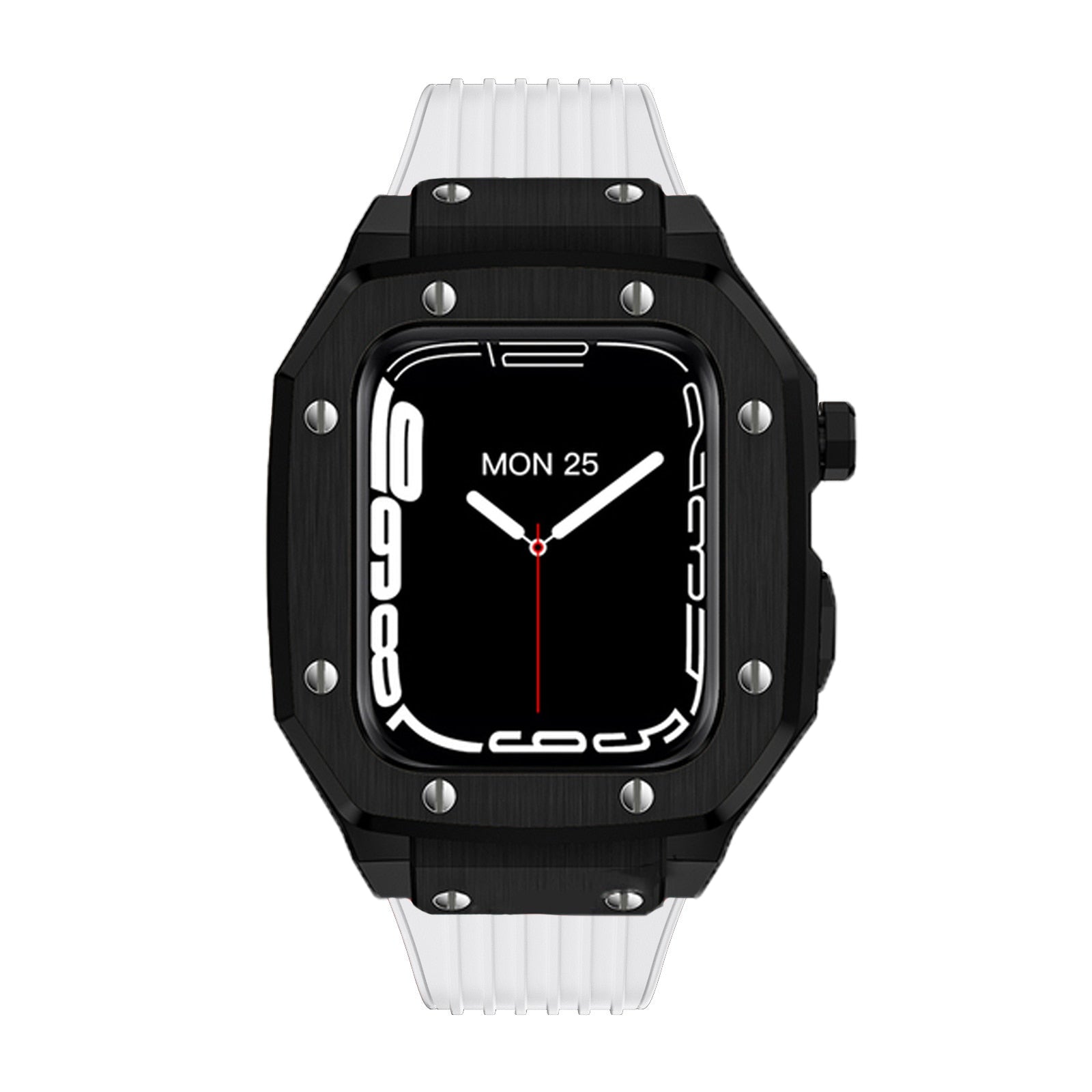 Luxury Rubber Stainless Steel Cover for Apple iWatch Series - Bestocase