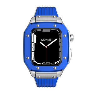 Luxury Rubber Stainless Steel Cover for Apple iWatch Series - Bestocase