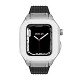Luxury Rubber Stainless Steel Cover for Apple iWatch Series - Bestocase