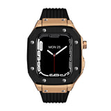 Luxury Rubber Stainless Steel Cover for Apple iWatch Series - Bestocase