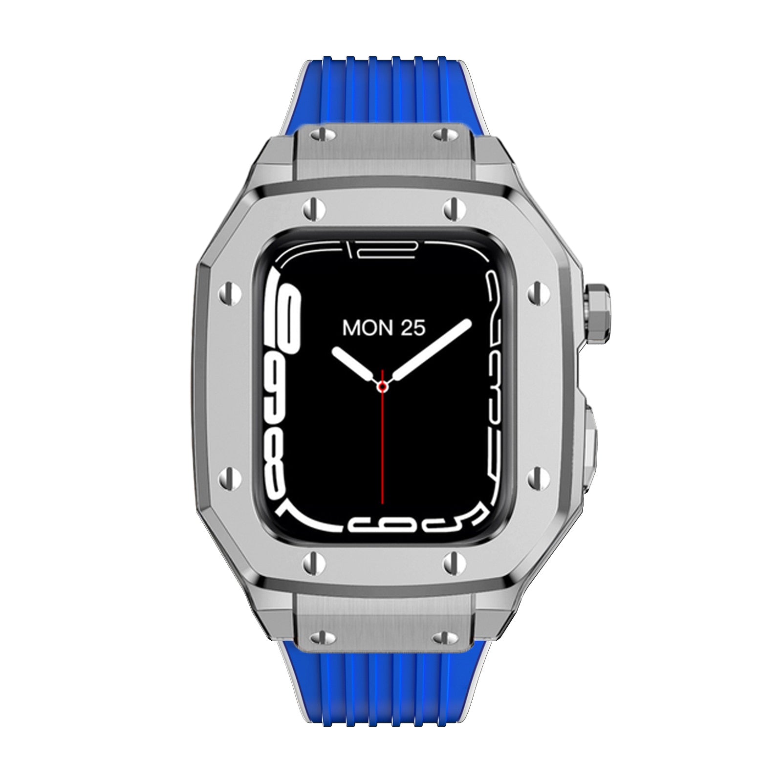 Luxury Rubber Stainless Steel Cover for Apple iWatch Series - Bestocase