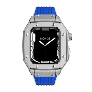 Luxury Rubber Stainless Steel Cover for Apple iWatch Series - Bestocase