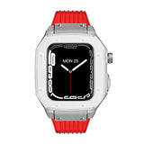 Luxury Rubber Stainless Steel Cover for Apple iWatch Series - Bestocase
