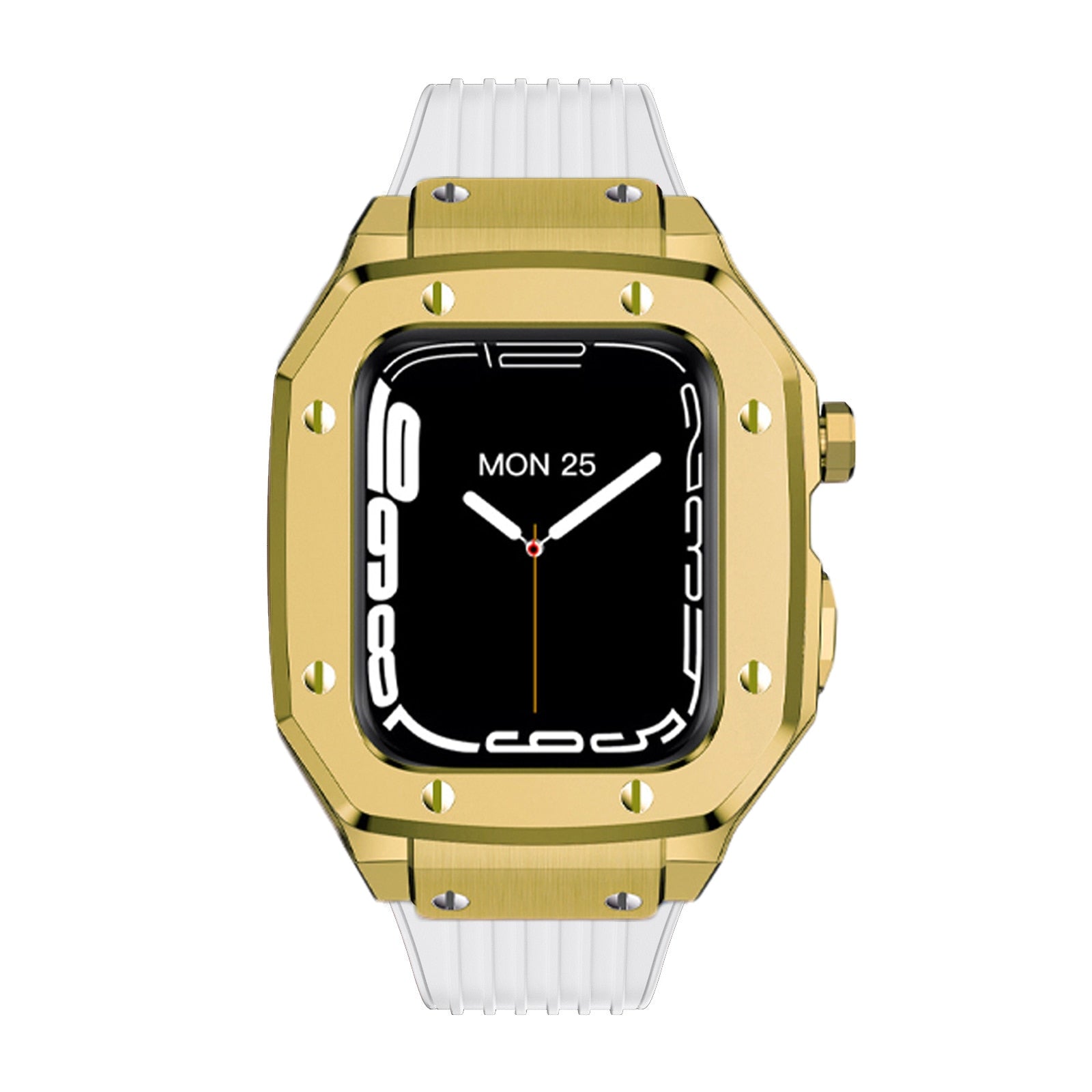 Luxury Rubber Stainless Steel Cover for Apple iWatch Series - Bestocase
