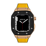 Luxury Rubber Stainless Steel Cover for Apple iWatch Series - Bestocase