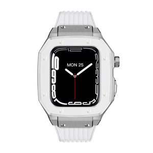 Luxury Rubber Stainless Steel Cover for Apple iWatch Series - Bestocase