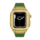 Luxury Rubber Stainless Steel Cover for Apple iWatch Series - Bestocase