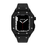 Luxury Rubber Stainless Steel Cover for Apple iWatch Series - Bestocase